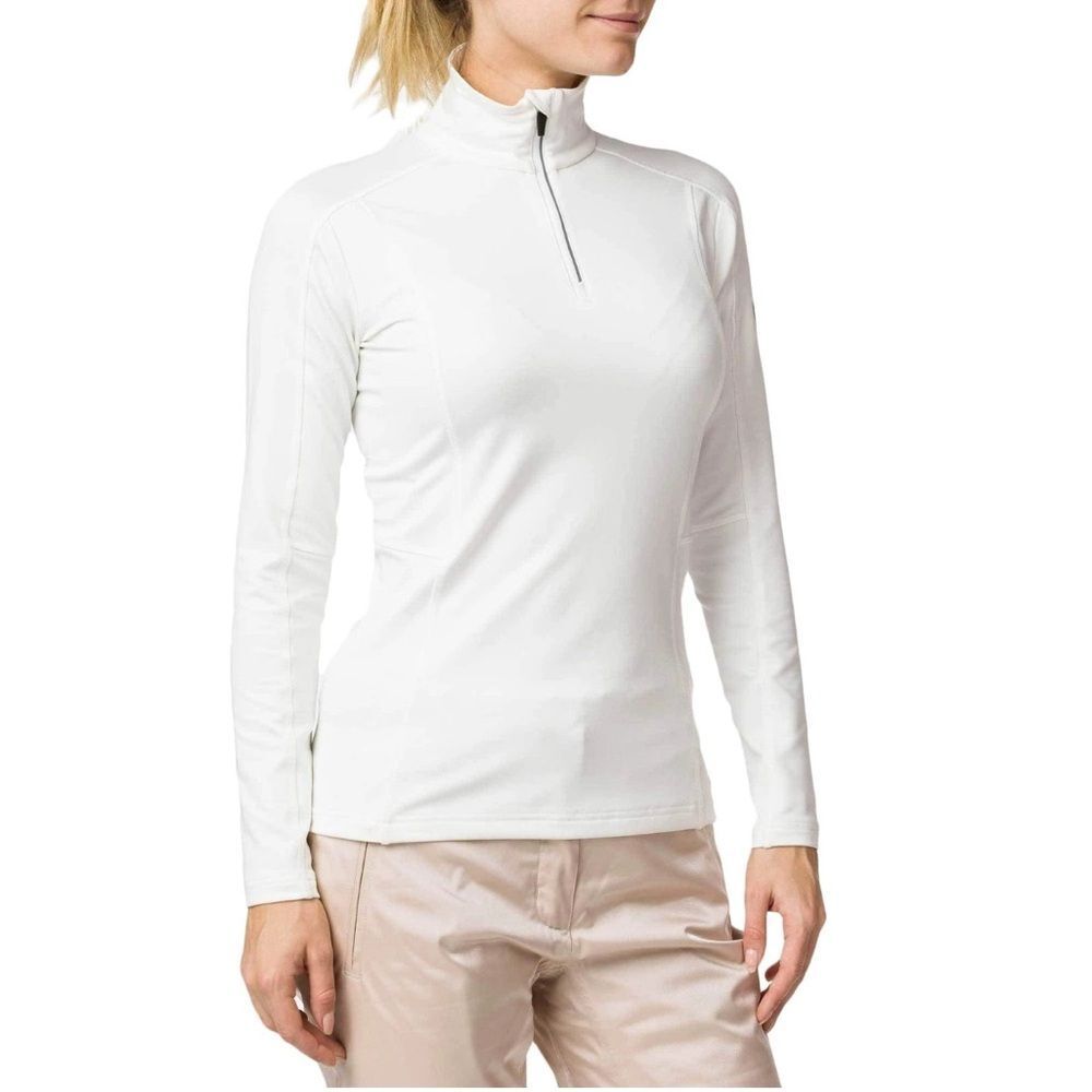 ROSSIGNOL Classique 1/2 Zip White LG